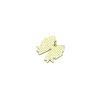 Black white Enamel Gold bow Charm Pendant,Sku#LK1215