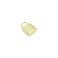 18K Gold Color Padlock Charm Pendants, Dainty Lock Charms, Padlock Charm, 11x17mm, Sku#LK08
