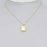 18K Gold Color Padlock Charm Pendants, Dainty Lock Charms, Padlock Charm, 11x17mm, Sku#LK08