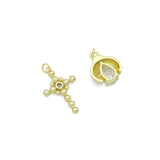 Gold Silver Ball Cross Ladybird Ladybug Pendant charm, Sku#A505