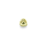 CZ Gold Heart Shaple Birthstone Pendant charm, Sku#LX919