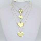Gold Heart Mother's Day Mama Heart Pendant charm, Sku#LX920