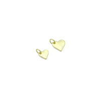 Dainty Gold Heart Pendant charm, Sku#LK1279