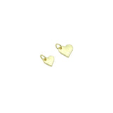 Dainty Gold Heart Pendant charm, Sku#LK1279