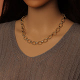 Wholesale Chunky Twisted Oval Link Chain by Yard, sku#LX902