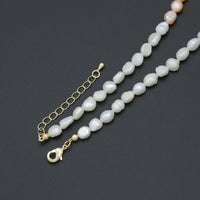Multicolor Freshwater Pearl necklace Bracelet, Sku#EF805