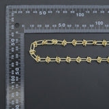 Wholesale Gold Stainless Steel Knotted chain by Yard, sku#LX899