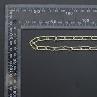 Wholesale Hammered Paperclip Chain by Yard, sku#LX901