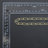 Wholesale Hammered Paperclip Chain by Yard, sku#LX901