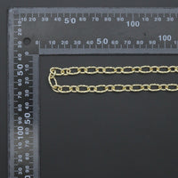 Wholesale Hammered Oval Link Chain By FT/Yard, sku#LX906