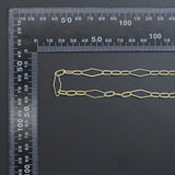 Wholesale Gold Silver Mixed Shape Stainless Chain By Yard, sku#LX907