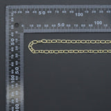 Gold Silver hammered Oval Anchor Chain by Yard, LX908