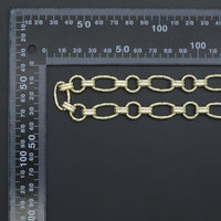 Wholesale Chunky Round oval Link chain by Yard, sku#LX915