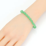 6x9mm Irregular Oval Jade Stretchy Bracelet, Sku#EF749