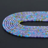 2x3mm Faceted Rondelle CZ Beads, Sku#U2148