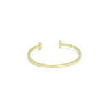 Gold T bar Adjustable Bracelet, Sku#LX753