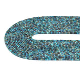 2.5mm Genuine Chryscolla Cube Faceted Beads,Sku#U2114