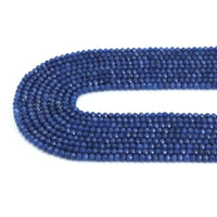 2,5x4mm Faceted Rondelle Sapphire Jade Beads, Sku#U2121