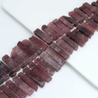 25-47mm Gemstone Long Slice Beads, Sku#U1817