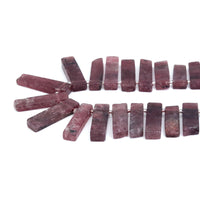 25-47mm Gemstone Long Slice Beads, Sku#U1817