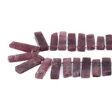 25-47mm Gemstone Long Slice Beads, Sku#U1817