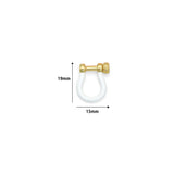 Colorful Enamel Clasp, Enamel U Shape Clasp, 18K Gold Filled Clasp Lock,Sku#K176