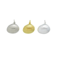 Gold silver Shell Shape Pendant/Charm,sku#L411