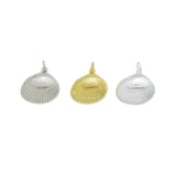 Gold silver Shell Shape Pendant/Charm,sku#L411
