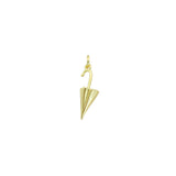 Gold Umbrella Shape Charm Pendant, Sku#L723