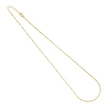 Gold Dainty Twisted Snake Chain Necklace, Sku#LD587