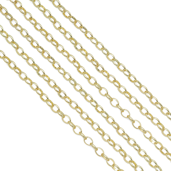 Thick Oval Link unfinished chain, sku#LD605