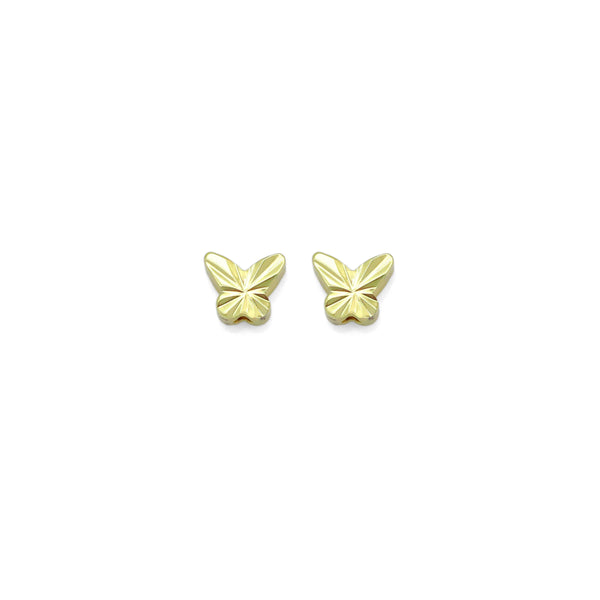 Gold 3D Butterfly Spacer Beads, Sku#LD643