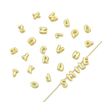 Cute Bubble Initial Charm, Alphabet Name Letter Charm,sku#LD700