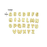 Cute Bubble Initial Charm, Alphabet Name Letter Charm,sku#LD700