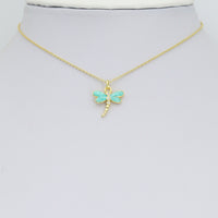 Colorful Enamel Dragonfly charm For Necklace Bracelet Jewelry Making Supply, Sku#LD767