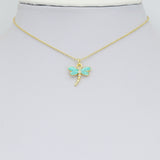 Colorful Enamel Dragonfly charm For Necklace Bracelet Jewelry Making Supply, Sku#LD767