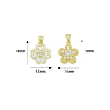 Gold Spinning Flower Pendant Collection – Playful, Elegant & Stress-Relieving, Sku#LD777