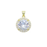 Big Crystal Charm Pendant, Sku#LK1097