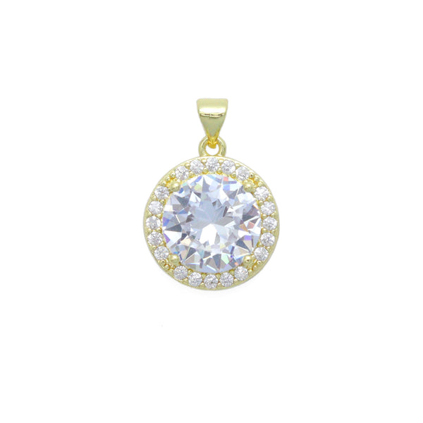 Big Crystal Charm Pendant, Sku#LK1097