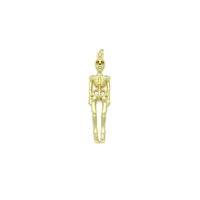 Gold Skeleton Shape Charm Pendant, Sku#LK1101