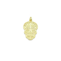 Gold Skull Head Charm Pendant, Sku#LK1103