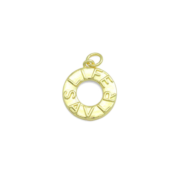 Gold Life SAVLR Charm Pendant, Sku#LK1135