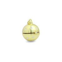 3D Star Round Ball Charm Pendant, Sku#LK1141