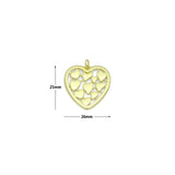 Multi Hearts Charm Pendant, Sku#LK1146