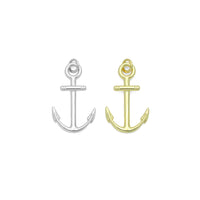 Gold Anchor Charm Pendant, Sku#LK1151