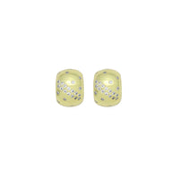 CZ Large Hole Donut Spacer Bead, Sku#LK1160