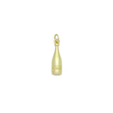 Gold Wine Bottle Charm Pendant, Sku#LK1178