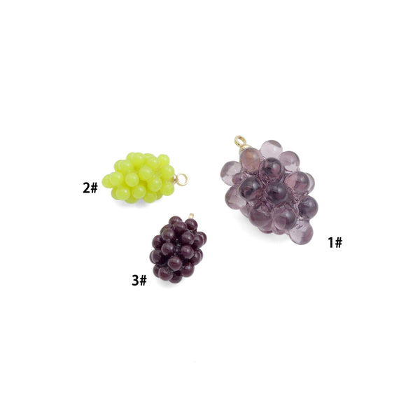 Grape Blackberry Charm Pendant,Sku#LK1226