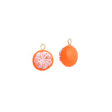 Cute Tangerine Orange Charm Pendant,Sku#LK1237