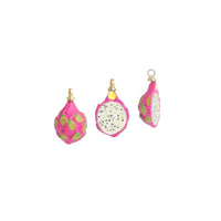 Enamel Dragon Fruit Charm Pendant,Sku#LK1249